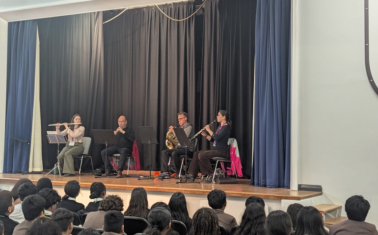 Redbridge Music Service – woodwind quartet