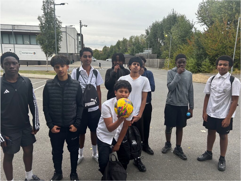 Year 11 football fixture vs Trinity school.